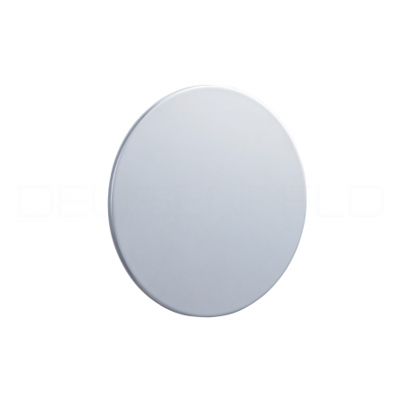 DEUSENFELD KM5C - Magnet Kosmetikspiegel mit 2 selbstklebenden Wandplatten, Klebespiegel, magnetisch abnehmbar, Ø15cm, 5x Vergrößerung, hochglanz verchromt
